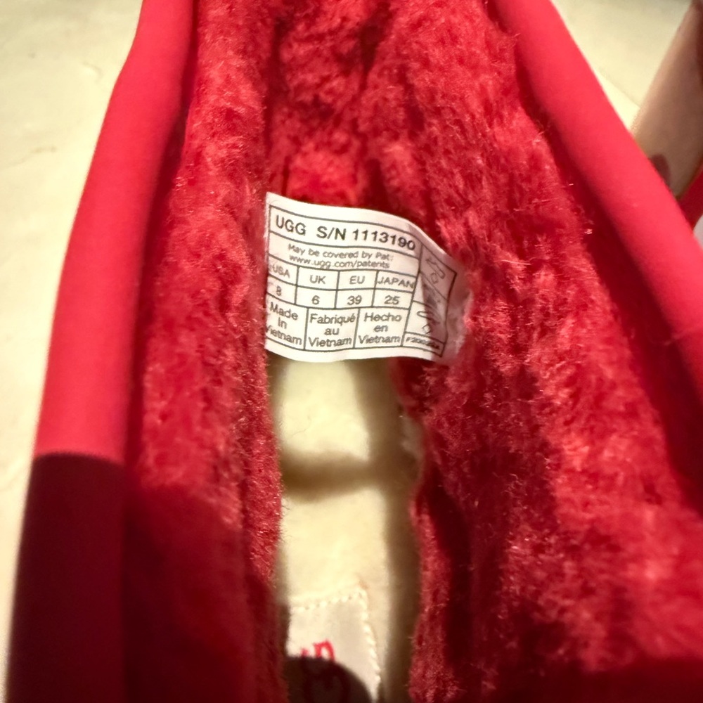 UGG Red Ankle Boots - Picture 3 of 5